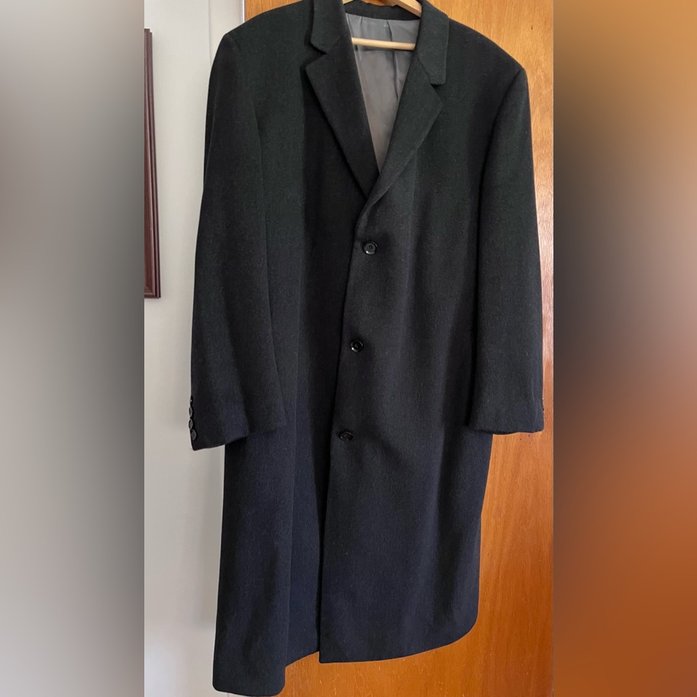 100% Cashmere Men's Topcoat
